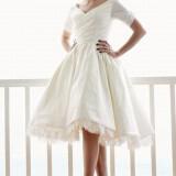 dolly couture wedding dresses beverly 1 160x160 - Midi Νυφικά Φορεματα σε στυλ 50’s 60’s από το brand Dolly Couture
