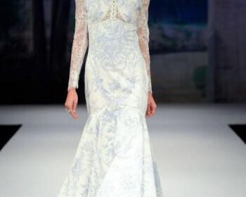 101 350x280 - Νυφικά Φορεματα με prints Η νέα τάση στα νυφικά Φορεματα για το 2012