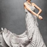 pleated fantasy wedding dress strapless a line dove grey pleats bhldn 2011  detail 160x160 - Νυφικά Φορεματα 2012 με χρώμα