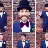 grooms wearing bow ties 2  full 160x160 - Γαμπρός 2012: Το παπιγιόν κάνει τη διαφορά!
