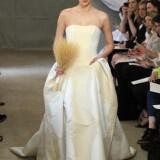 spring 2013 bridal gowns carolina herrera wedding dress gold ivory fabric  full 160x160 - Νυφικά Φορεματα Carolina Herrera Άνοιξη 2013