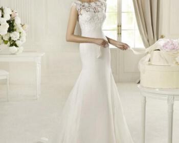 spring 2013 wedding dress manuel mota for pronovias bridal gowns 1  full 350x280 - Νυφικά Φορεματα 2013 MANUEL MOTA Collection Άνοιξη 2013