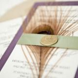 elegant wedding invitations with gold seal peacock feather  full carousel 160x160 - Φτερά και Πούπουλα…δώστε στο γάμο σας άλλο «αέρα»!