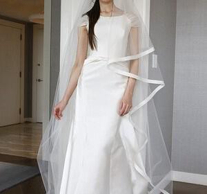 Wedding Dresses with Sleeves SS 2014 Langner 062 300x280 - Νυφικά με μανίκια από τις συλλογές άνοιξη 2014