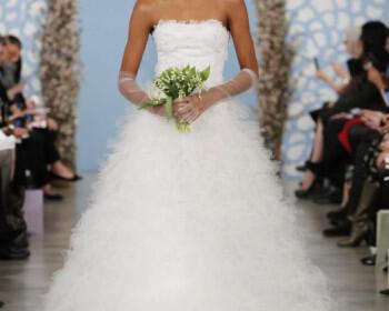 Oscar de la Renta Wedding Dresses Spring 2014 2 350x280 - Νυφικά Oscar de la Renta collection Άνοιξη 2014