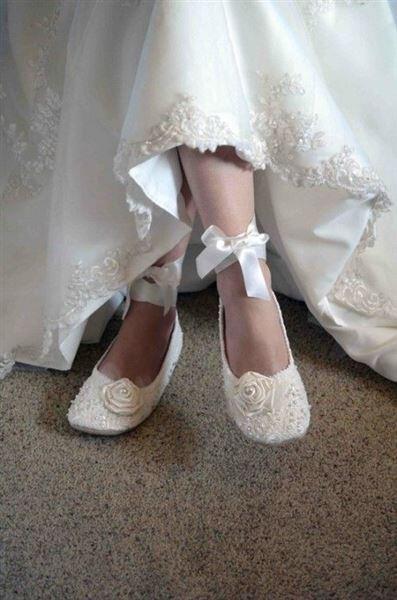 flat nifika papoutsia 4 - 5 flat παπούτσια για τη νύφη