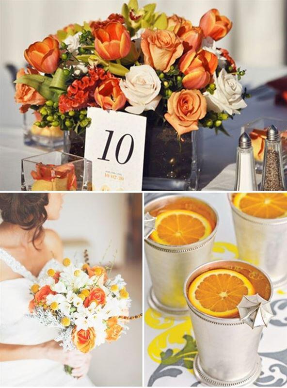xroma gamou portokali - Τα χρώματα του γάμου μιλούν για εσάς