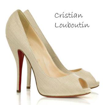 cristian louboutin peep toe - Τα πιο όμορφα peep toes για γάμους 2010