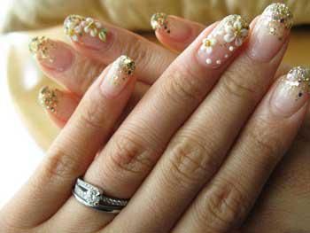 beautiful nails - Ιδέες για εντυπωσιακό νυφικό μανικιούρ