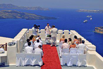 wedding gamos santorini nisi caldera santo - Γάμος σε νησί - Σαντορίνη
