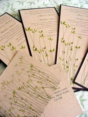 recycled wedding invitation prosklisi gamou - Προσκλητήρια Γάμου – Όσα πρέπει να γνωρίζετε για τα διαφορετικά στυλ
